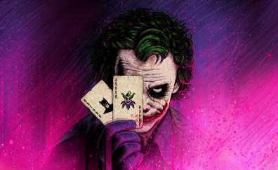 Joker, colorful art, my cards