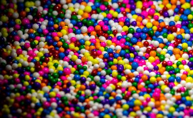Sprinkle, balls, colorful