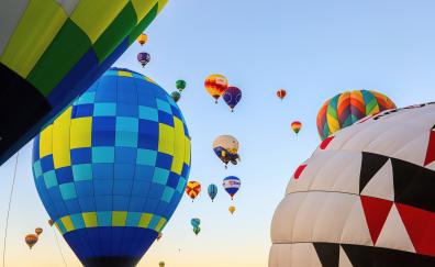 Adventure, festival, sky, hot air balloons, flight