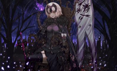Short hair, artwork, Jeanne d'arc, Fate/Grand Order