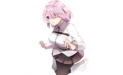 Pink hair, Mashu Kyrielight, Fate/Grand Order, anime girl
