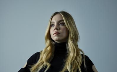 Sydney Sweeney, actress, blonde and beautiful, 2022