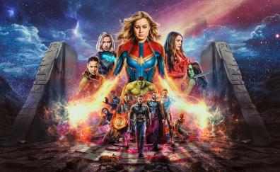 Fan art, poster, Avengers: Endgame, 2019