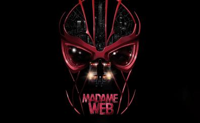 Madame Web, 2024 movie poster, dark