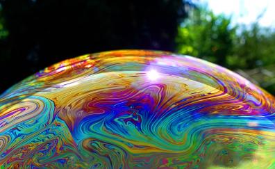 Soap bubble, texture, close up