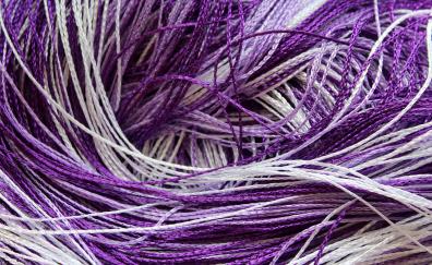 Yarn, threads, fabric, close up