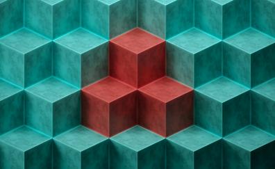 Cube, cubes, shapes, texture