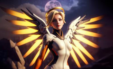 Mercy of Overwatch, The Swiss Angel, golden wings