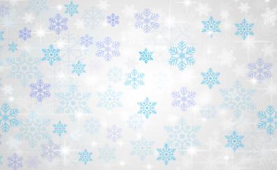 Abstract, design, pattern, snowflakes