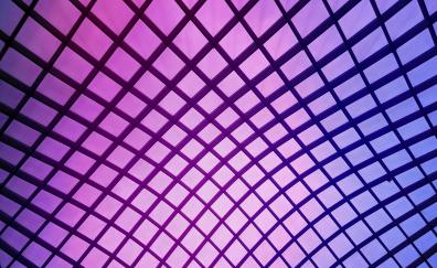 Grid, abstract, squares, pattern, digital art