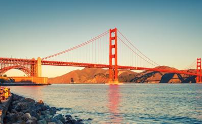 Bridge, architecture, Golden Gate Bridge, San Francisco