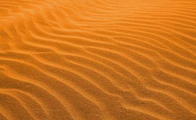 Sand, pattern, desert, nature