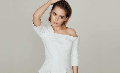 Kiernan Shipka, white dress, gorgeous, 2019