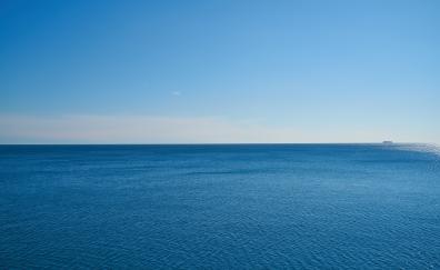 Deep, blue sea, nature