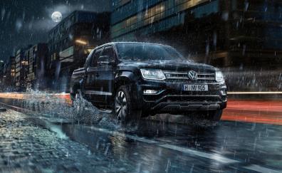 Rain, on-road, Volkswagen Amarok