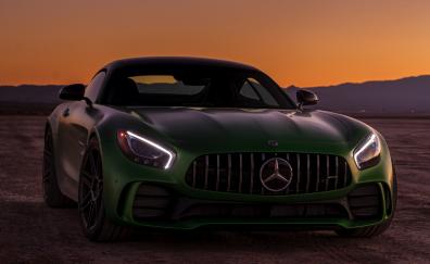The Mercedes-AMG GT R, sports car, front