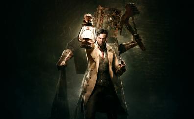 The evil within, video game, fighter, lantern