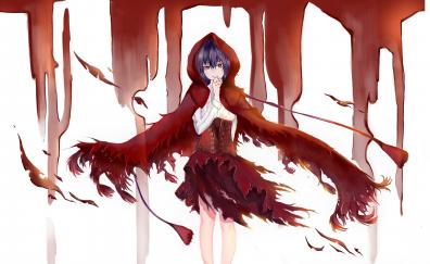 Cute, anime grl, Red Riding Hood
