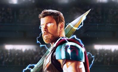 Thor, god of thunder, artwork