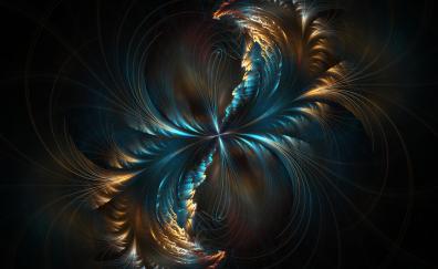 Fractal, abstraction, pattern, wavy