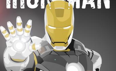 Iron man, superhero, artwork