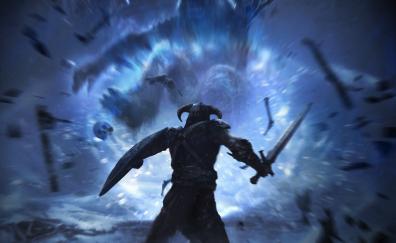 Fight with monsters, video game, The elder scrolls: legends