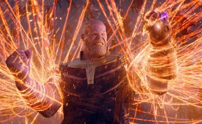 Avengers: infinity war, thanos, magical threads, movie