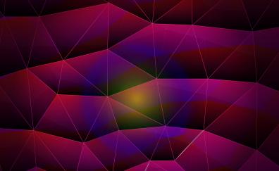 Purple-blue triangles, geometrical pattern, abstract