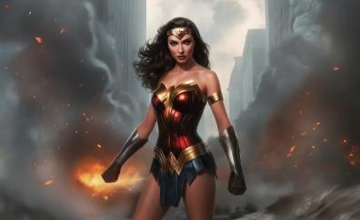 2023 Wonder Woman fan art, beautiful