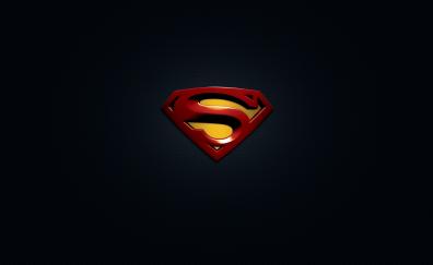 Superman, logo, minimal