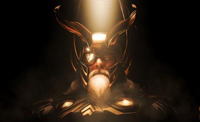 Odin, marvel comics, artwork