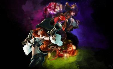 Art, League of Legends, Miss Fortune, online game