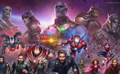 Avengers: infinity war, future marvel, artwork