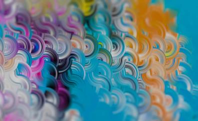 Abstract, pattern, colorful and wavy