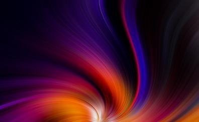 Colorful, abstract, swirl pattern, art