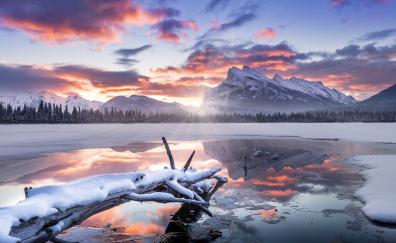 Lake, nature, Banff National Park
