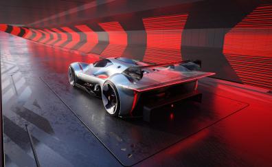 Rear-view, 2023, Ferrari Vision Gran Turismo