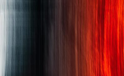 Threads, black-red, abstract art