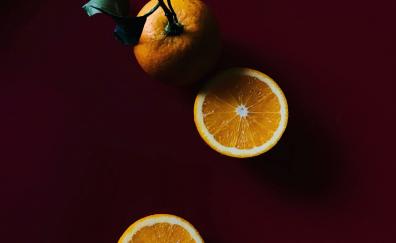 Lemon, oranges fruit slices