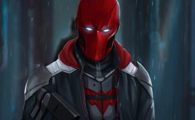 Red hood, batman, artwork