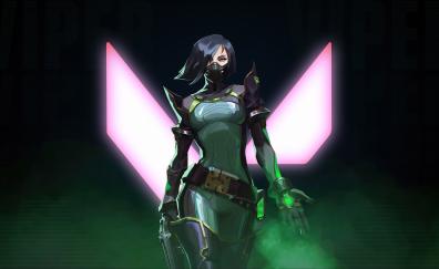 Viper of Valorant, video game, artwork