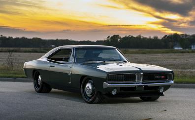 1969 Rngbrothers Dodge Charger Defector, classic, muscle, front, car
