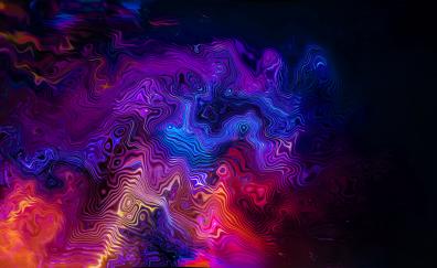 Illusion, multi-color swirl, abstraction