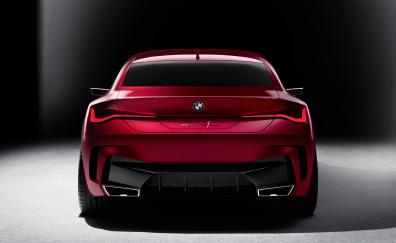 Rear-view, BMW Concept 4, 2019