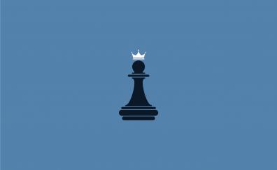 King, chess, sports, game, minimal