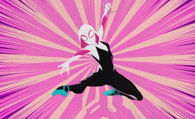Spider-gwen, superhero, artwork