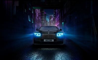Rolls-Royce Black Badge Ghost, 2021, luxury car