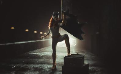 Batgirl, cosplay, superhero, artwork