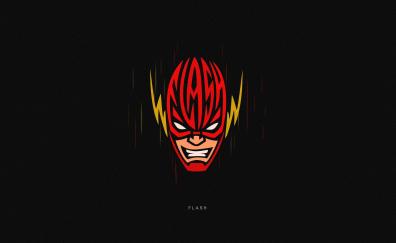 Flash, superhero, minimal