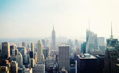 New York, cityscape, buildings